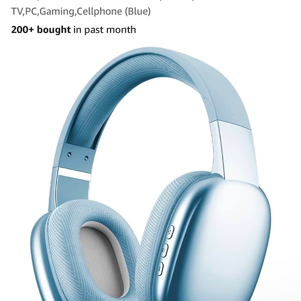 Gabba Goods. Wireless Over-Ear Headphones - Blue